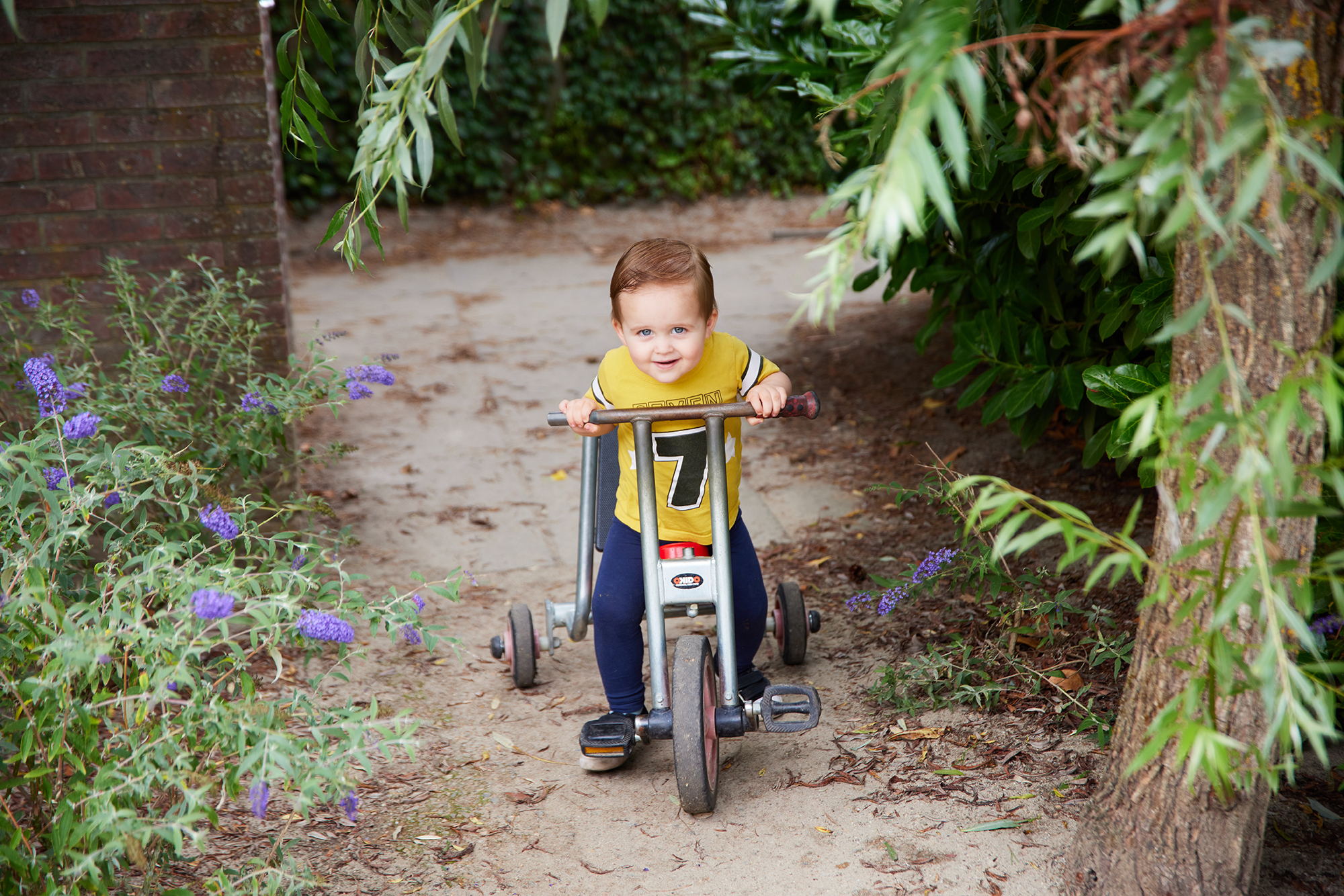 Fietsen tuin Lindetuin kinderopvang 