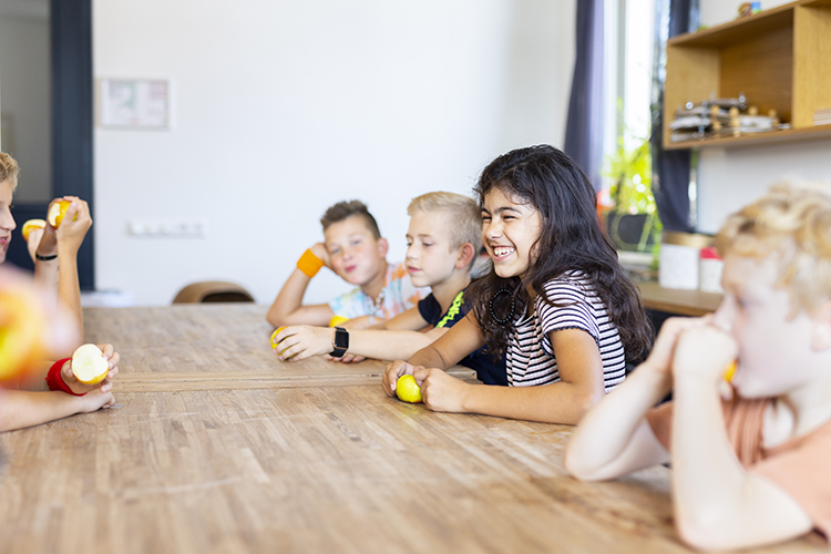Kinderen bij Oculus basisschool en kinderopvang